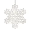 New 2023 Sterling Silver Snowflake Ornament Ornaments