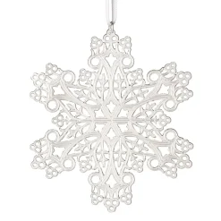 New 2023 Sterling Silver Snowflake Ornament Ornaments