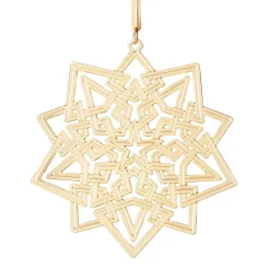 Clearance 2023 Sterling Silver Star And Snowflake Ornament Set Ornaments