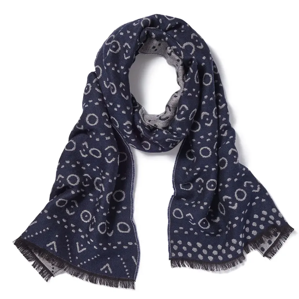 New African Geometric Patterns Unisex Wool-Blend Scarf Scarves & Wraps