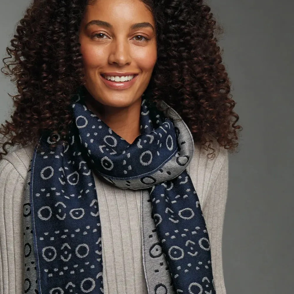 New African Geometric Patterns Unisex Wool-Blend Scarf Scarves & Wraps