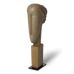 Hot Amedeo Modigliani: Green Tete Sculpture Sculpture