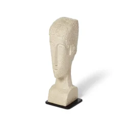 Clearance Amedeo Modigliani: Medium Stone Tete Sculpture Sculpture