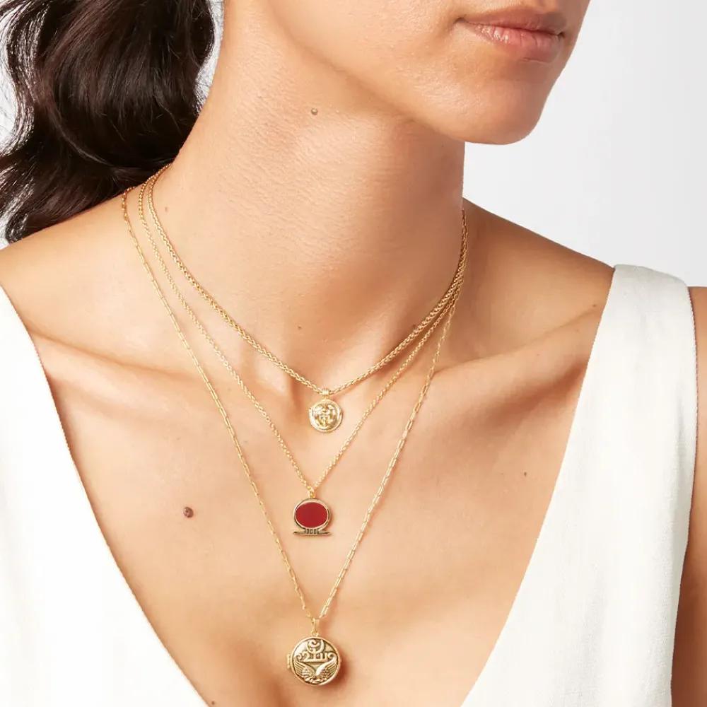 Discount Ancient Wings Locket Necklaces