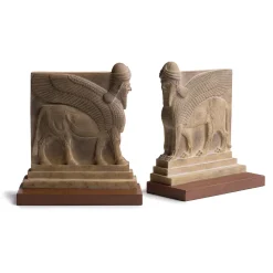 Fashion Assyrian Palace Guard Bookends Decorative Accents