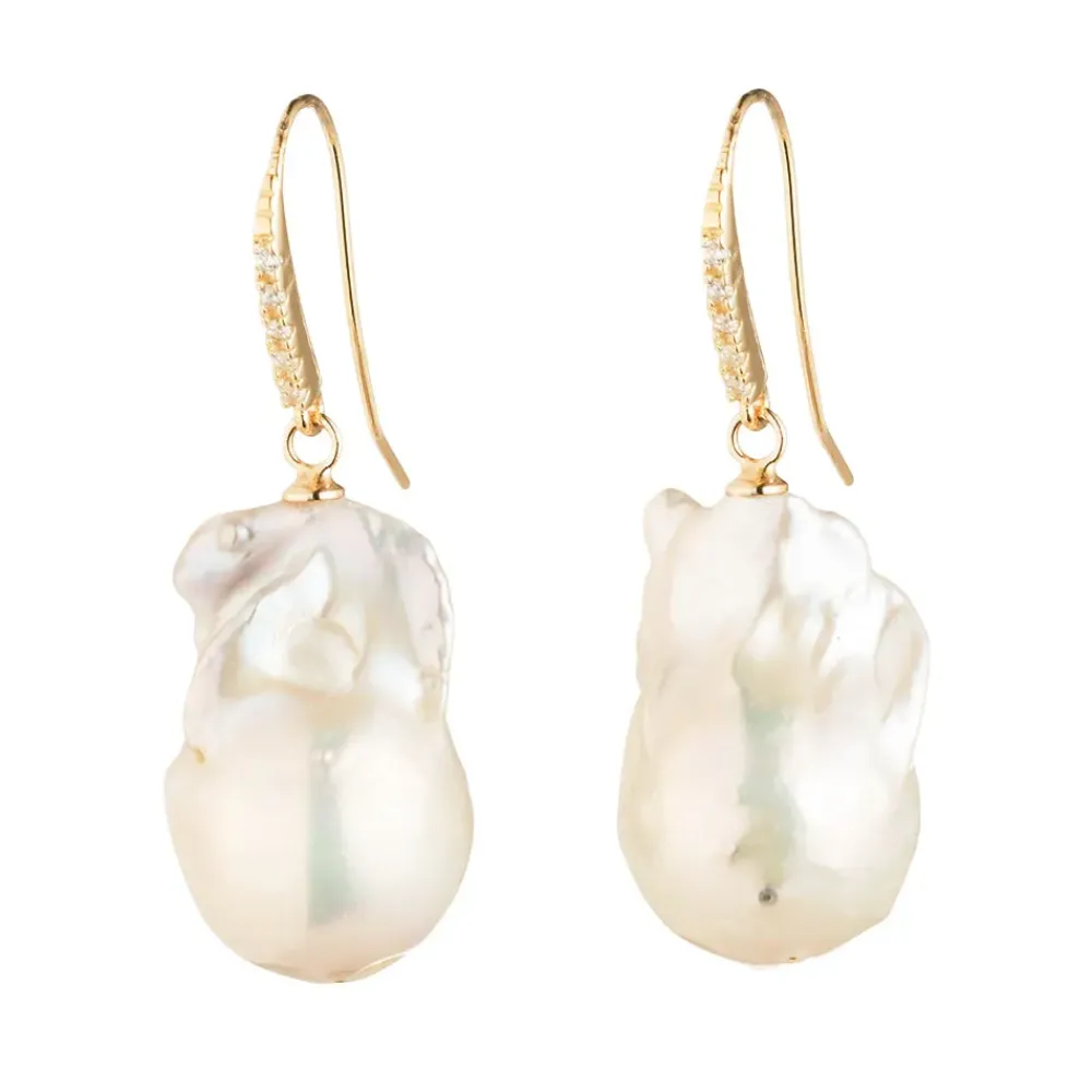 Sale Baroque Pearl Drop Earrings Earrings