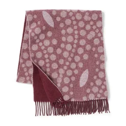 New Basket-Weave Pattern Reversible Wool Scarf Scarves & Wraps