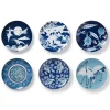 Sale Blue & White Salad Plate Set Tableware