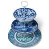 New Blue & White Three-Tier Server Tableware