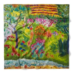 Discount Bonnard Garden Square Silk Scarf Scarves & Wraps
