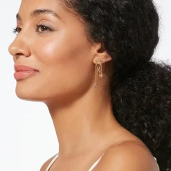 Hot British Tree Of Life Chandelier Earrings With Charms Earrings