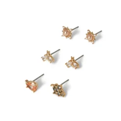 Sale British Tree Of Life Fruit, Insects, And Stars Stud Earring Set Earrings