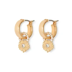 Fashion British Tree Of Life Small Hoop Earrings With Charms Earrings