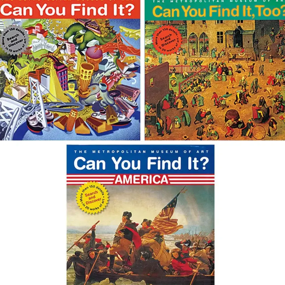 New Can You Find It? America, Can You Find It?, And Can You Find It, Too? Set Kids' Books