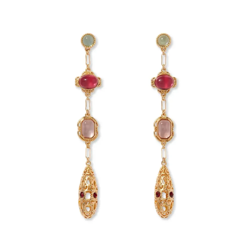 Discount Cascading Gems Drop Earrings Earrings