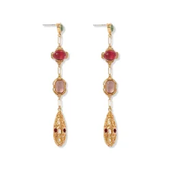 Discount Cascading Gems Drop Earrings Earrings