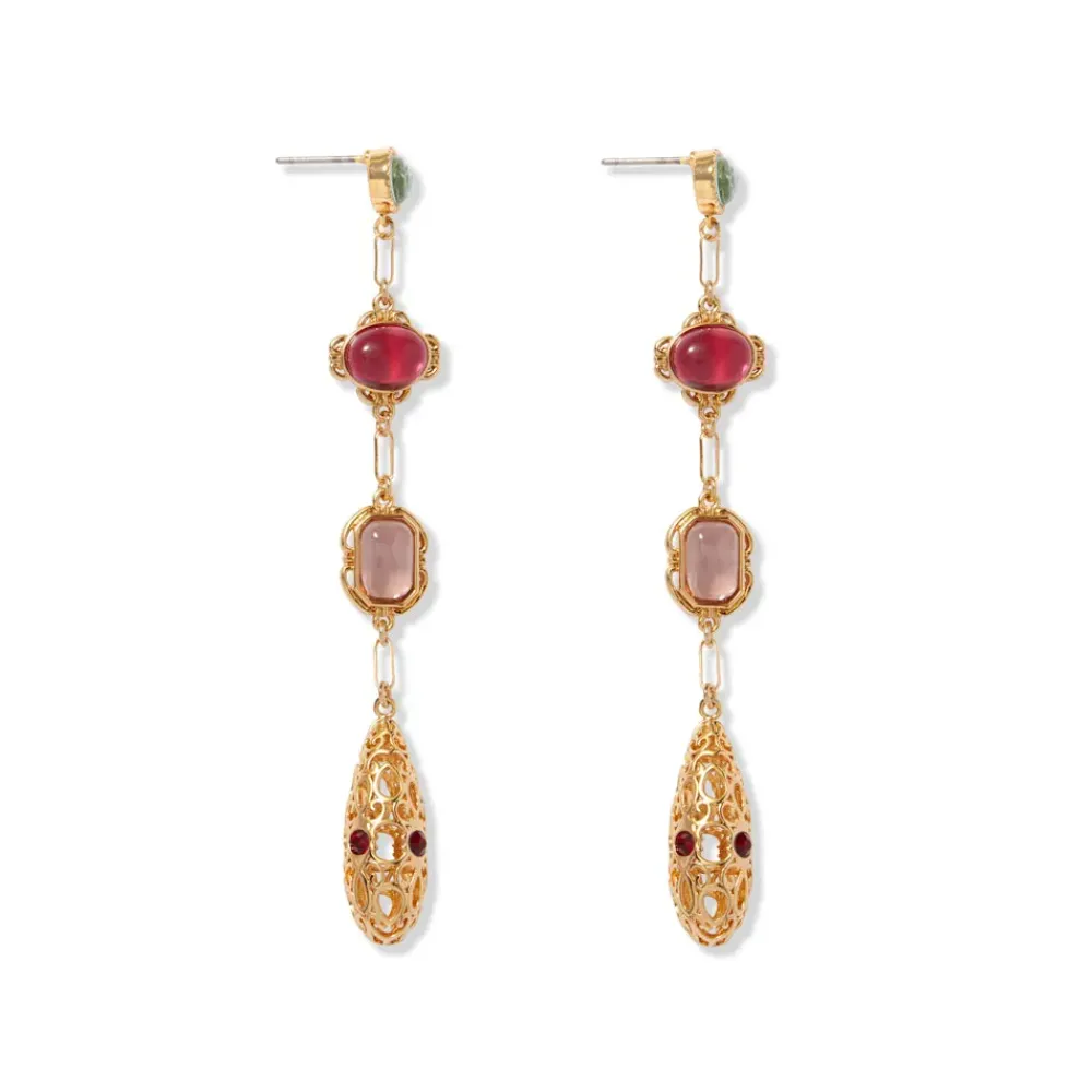 Discount Cascading Gems Drop Earrings Earrings