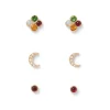 Outlet Celestial Symbols Stellar Stud Earrings Set Earrings
