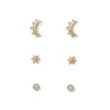 Clearance Celestial Symbols Stud Earrings Set Earrings