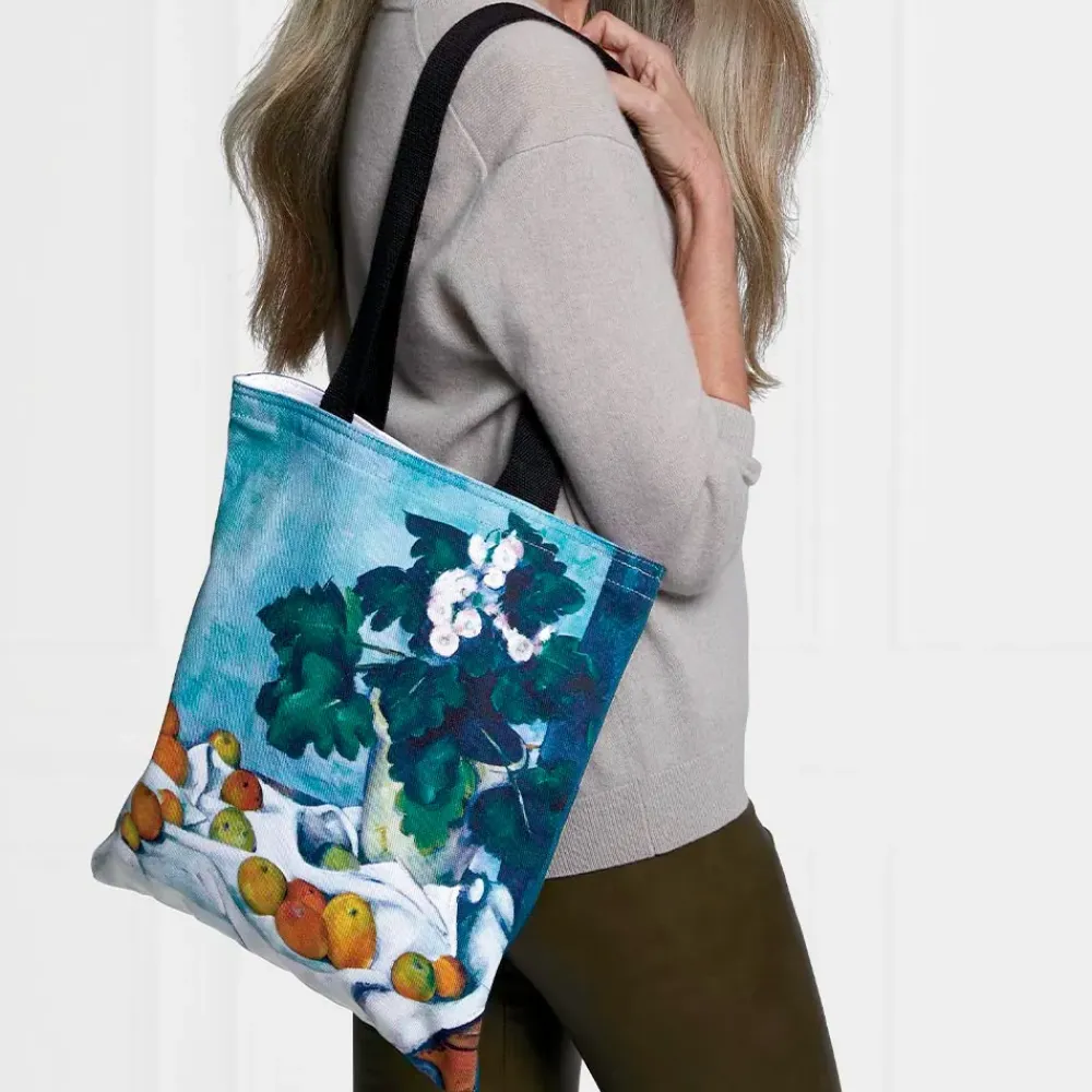 Outlet Cezanne Apples And Primroses Tote Bags