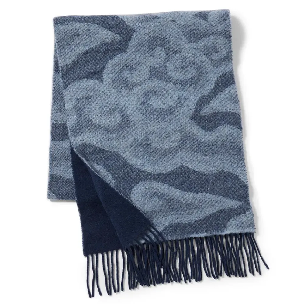 Outlet Chinese Cloud Reversible Unisex Wool Scarf Scarves & Wraps