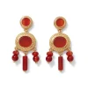 Fashion Classical Carnelian Chandelier Earrings Earrings