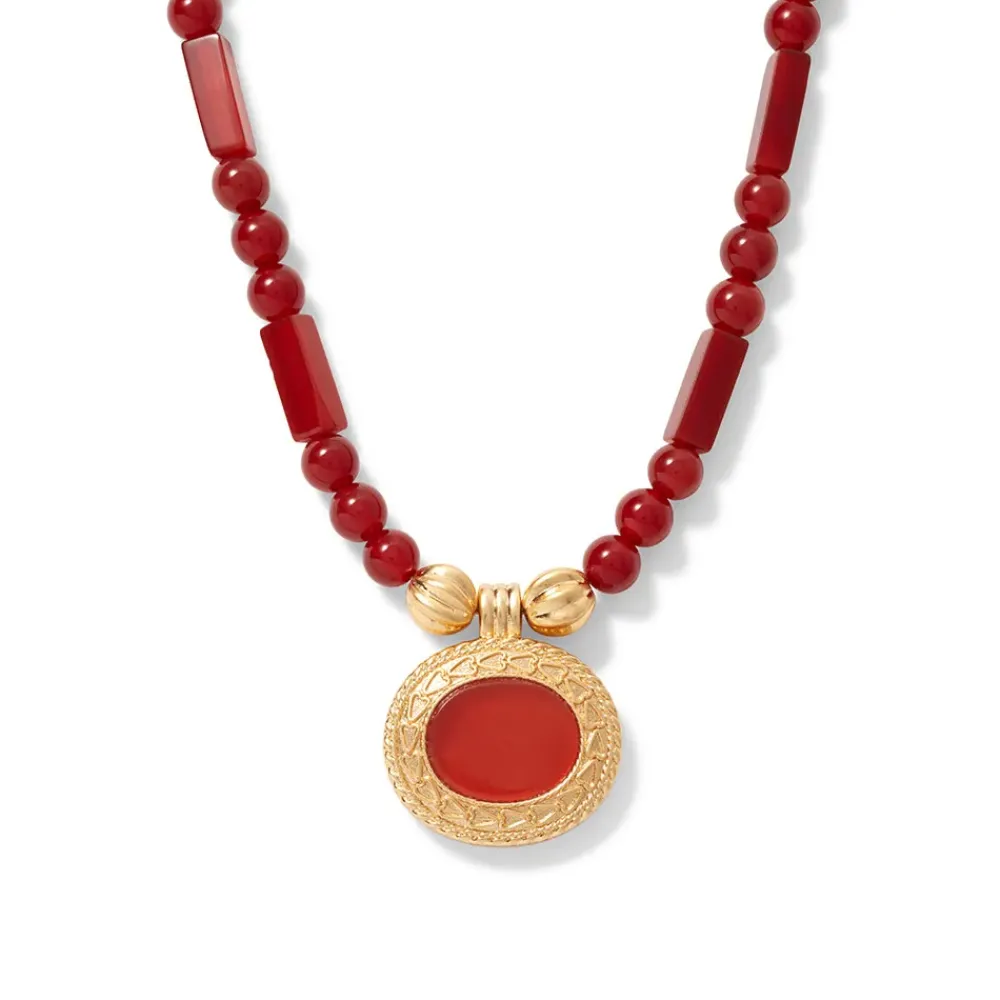 Best Classical Carnelian Pendant Necklace And Chandelier Earrings Set Jewelry Sets