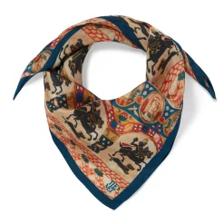 Online Coptic Horsemen Silk Neckerchief Scarves & Wraps