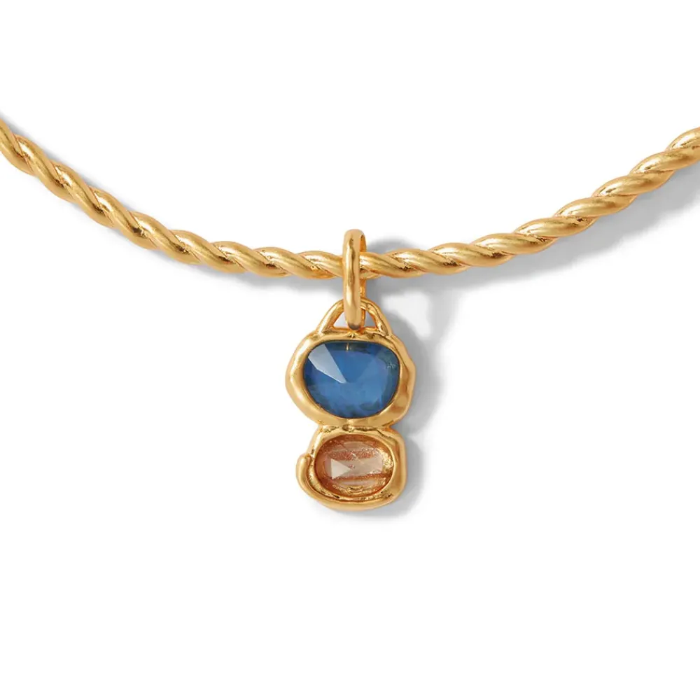 Fashion Cypriot Twist Collar Necklace With Charm Necklaces