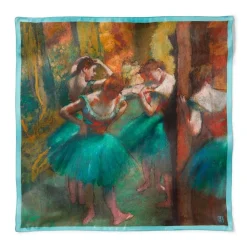 Hot Degas Dancers Silk Neckerchief Scarves & Wraps