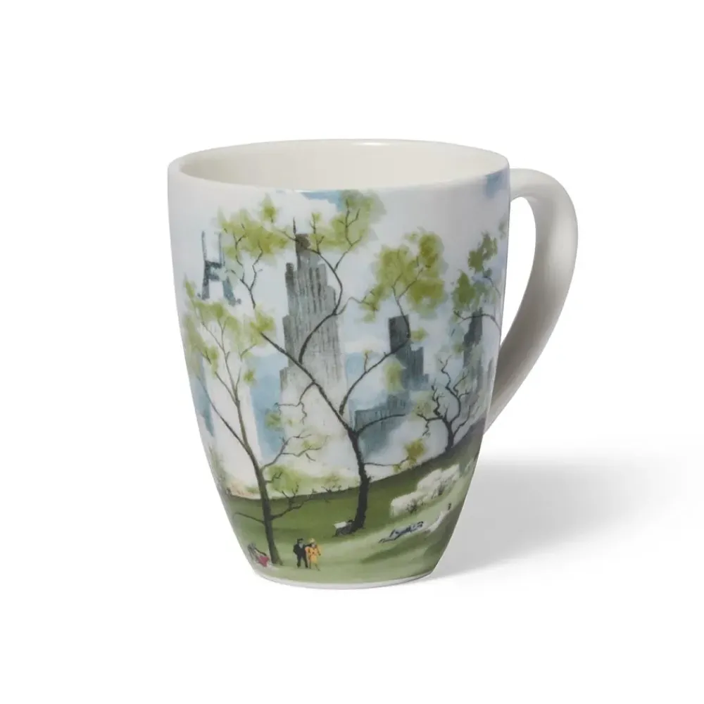 Sale Dehn Spring In Central Park Covered Mug With Tea Infuser Tableware