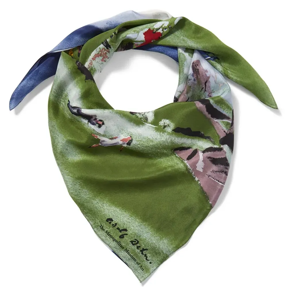 Online Dehn Spring In Central Park Square Silk Scarf Scarves & Wraps