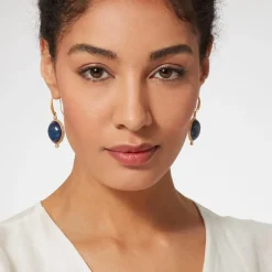 Best Egyptian Hathor Lapis Drop Earrings Earrings