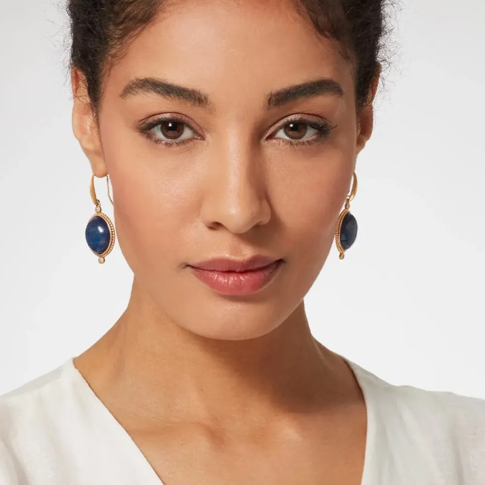 Best Egyptian Hathor Lapis Drop Earrings Earrings