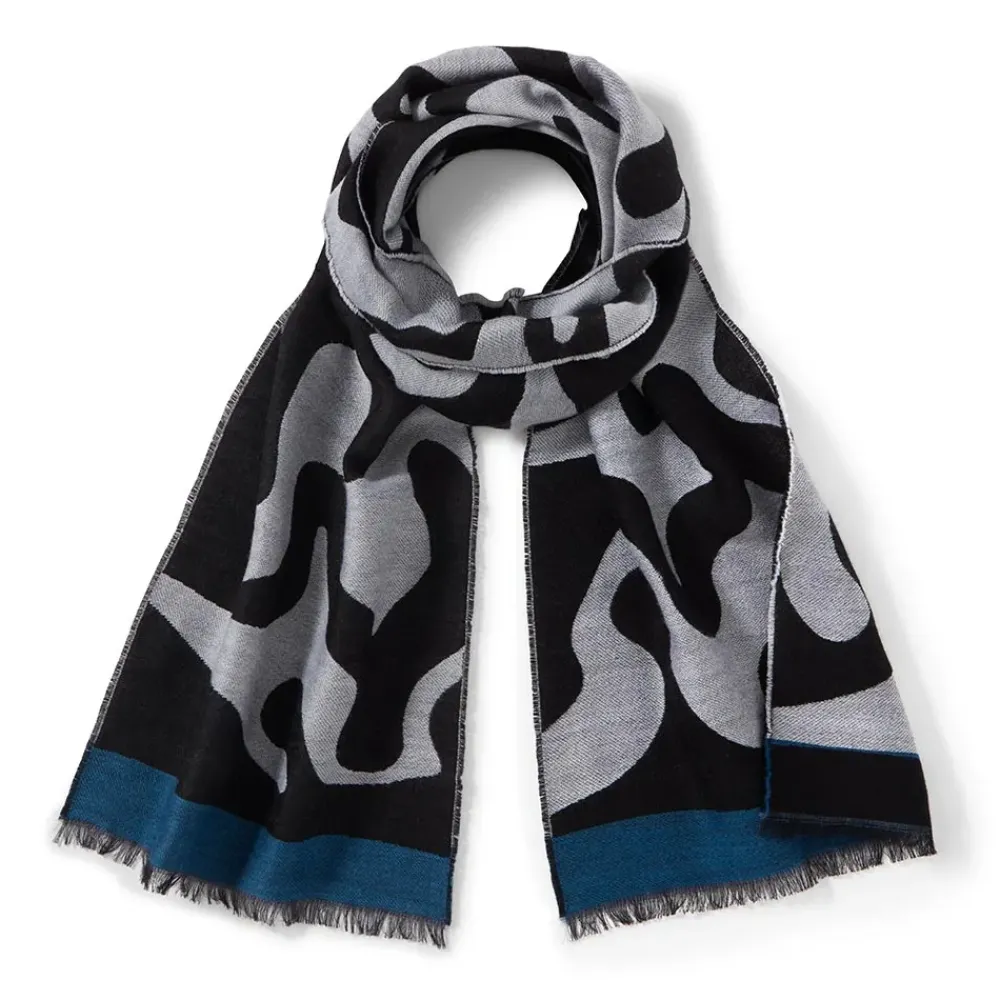 Discount Egyptian Swirled Glass Unisex Oblong Jacquard Scarf Scarves & Wraps