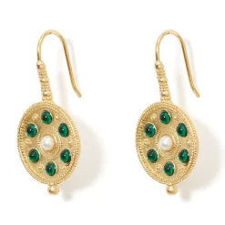 Best Embellished Disc Drop Earrings Earrings
