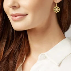 Best Embellished Disc Drop Earrings Earrings