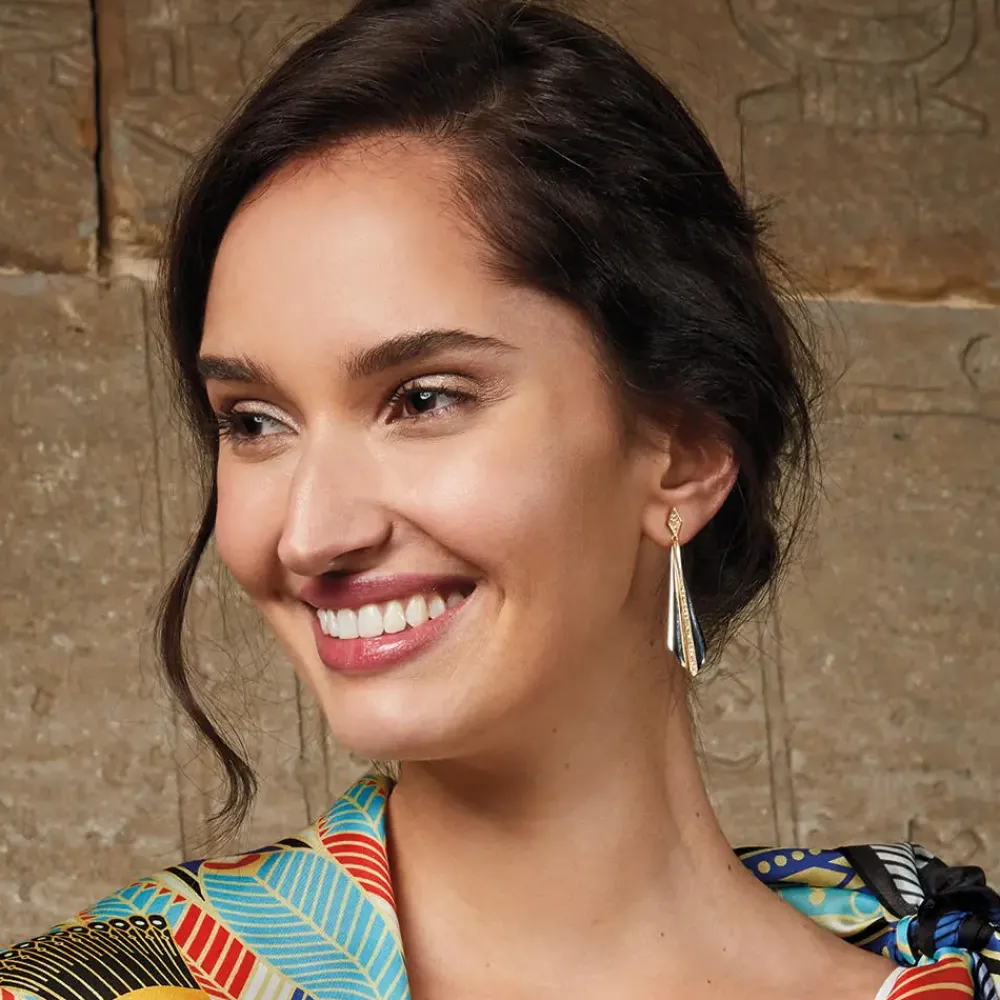 Fashion Erte Monte Carlo Drop Earrings Earrings