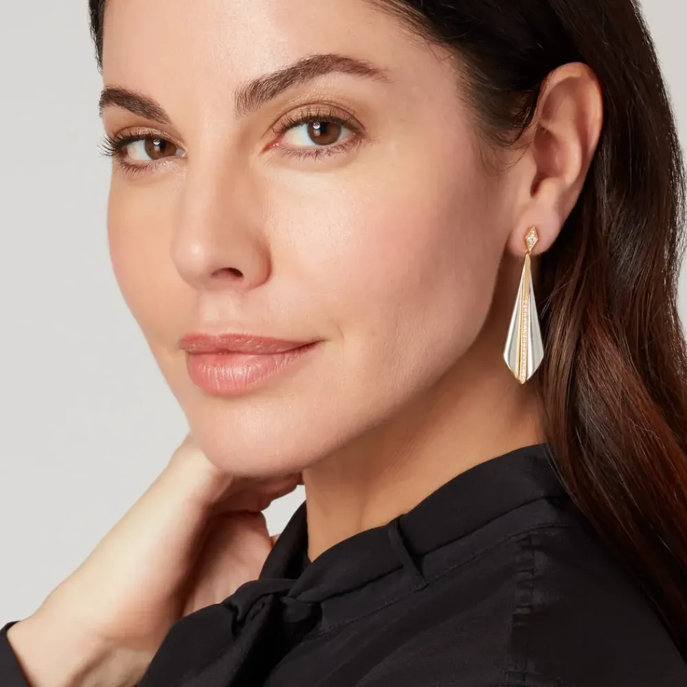 Fashion Erte Monte Carlo Drop Earrings Earrings