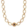 Sale Etruscan Lapis Chain Necklace Necklaces