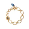 Fashion Etruscan Lapis T-Bar Bracelet Bracelets