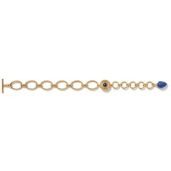 Fashion Etruscan Lapis T-Bar Bracelet Bracelets