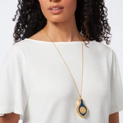 Fashion French Loupe Magnifier Pendant Necklace Necklaces