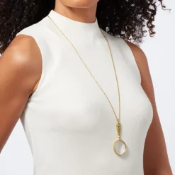 Online Gilded Age Magnifier Pendant Necklace Necklaces