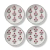 Hot Good Earth Blooming Poppies Pasta Plate Set Tableware