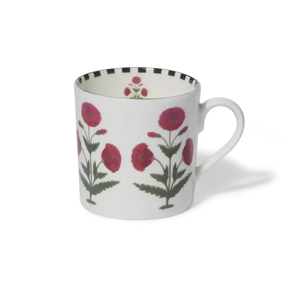 Discount Good Earth Blooming Poppies Mug Tableware
