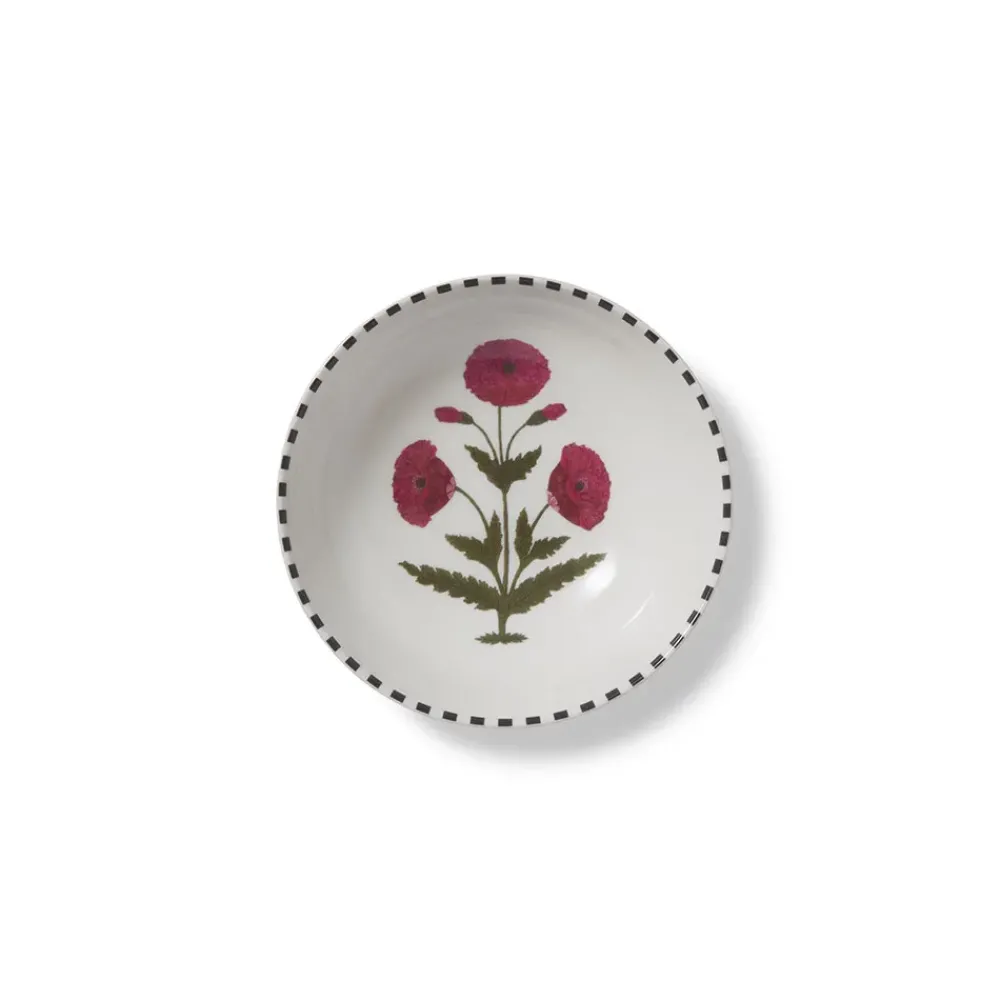 Online Good Earth Blooming Poppies Small Bowl Set Tableware