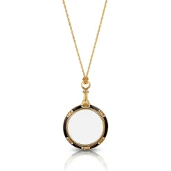 Outlet Hand-Enameled Magnifier Pendant Necklace Necklaces