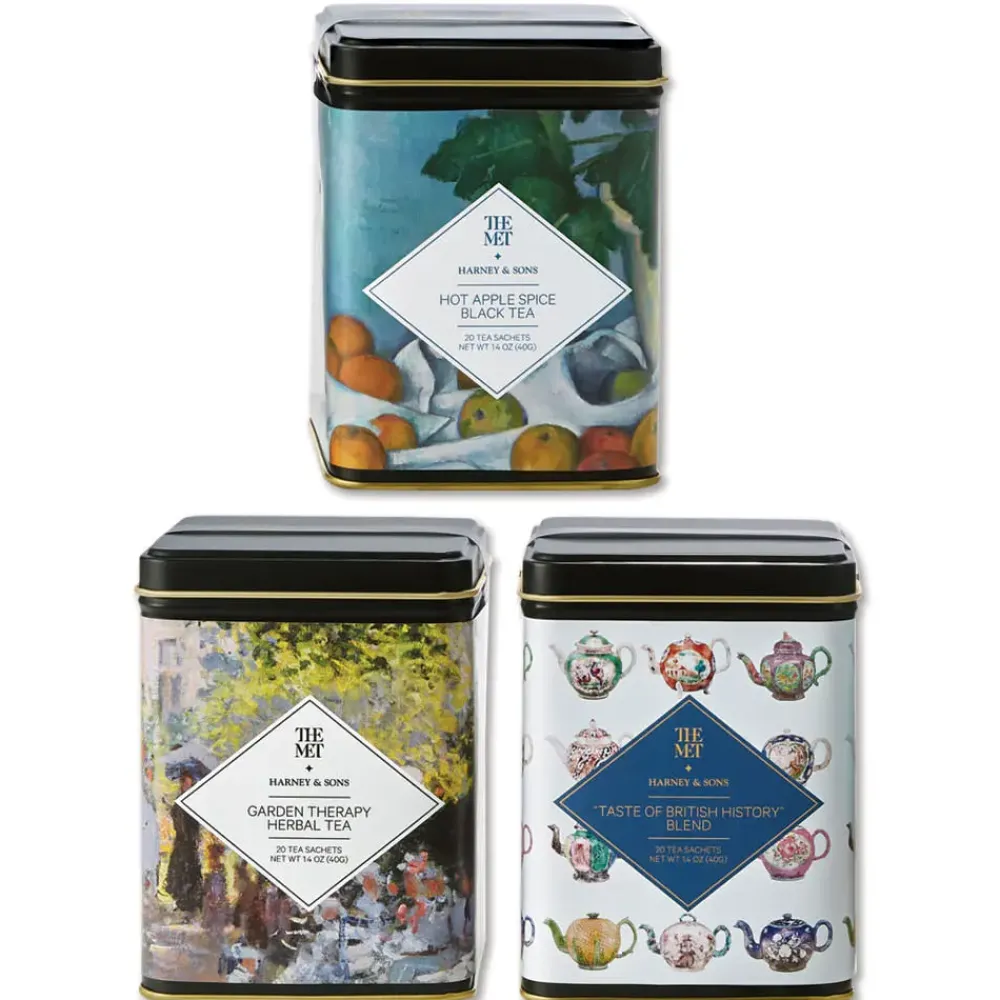 Best Harney & Sons Tea Tin Set Tableware