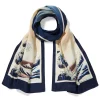 Fashion Hokusai Great Wave Oblong Silk Scarf Scarves & Wraps